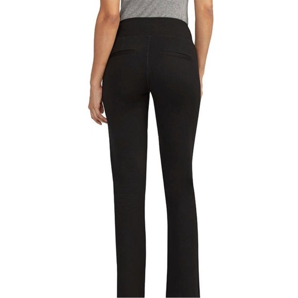 JAG Mid Rise Pull-On Boot Cut Pants Black Size 10 - Picture 2 of 12